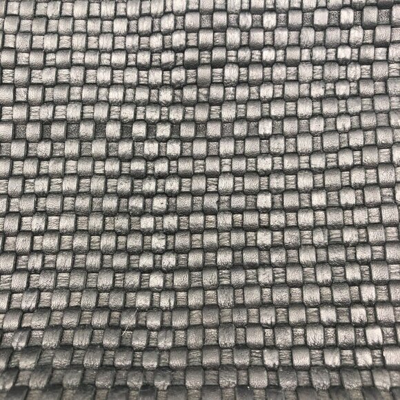 COLE HAAN Bethany Weave Bucket Hobo Black Leather Bag - Picture 2 of 8